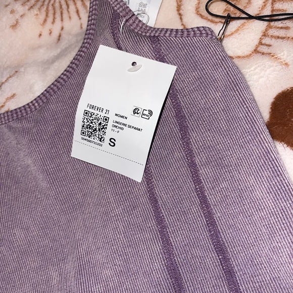 Forever21 Purple Body Suit Size Small (NWT) - Picture 2 of 4